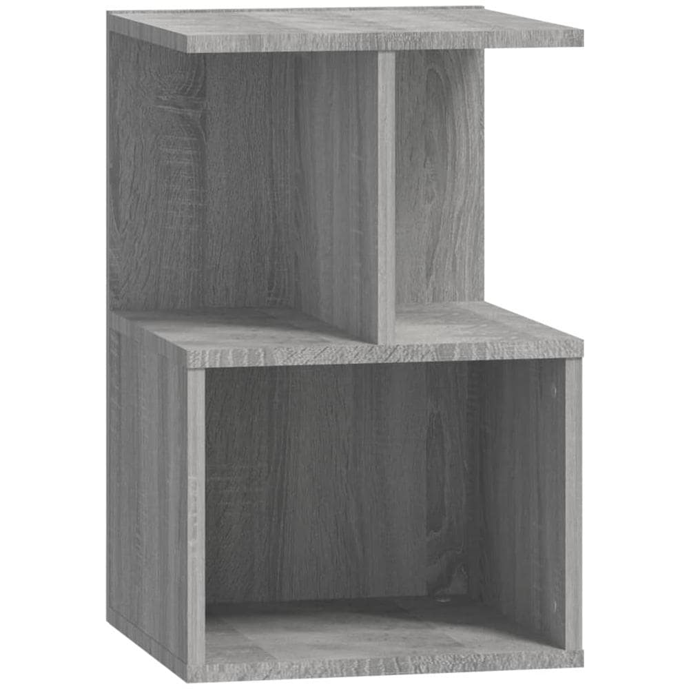 Comodino Grigio Sonoma 35x35x55 Cm In Legno Multistrato - Foto 1
