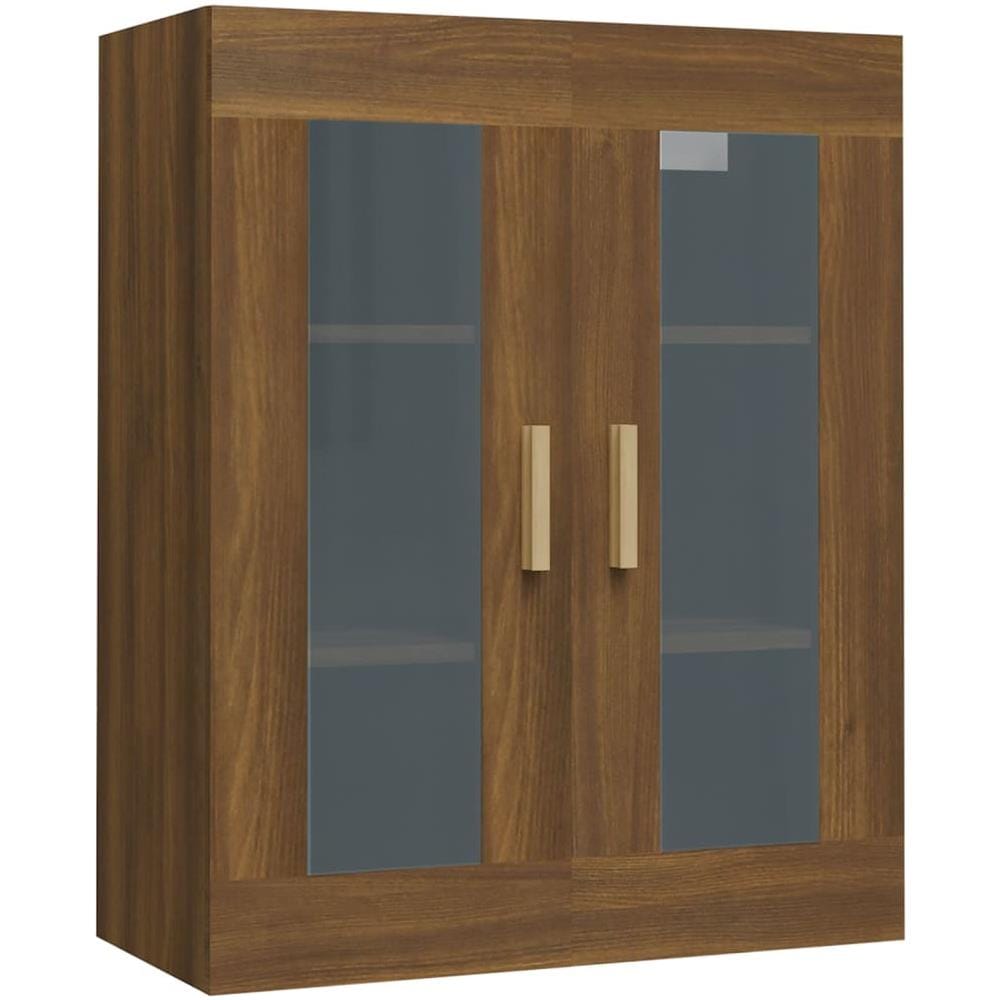 Armadietto Pensile A Parete Rovere Marrone 69,5x34x90 Cm - Foto 2