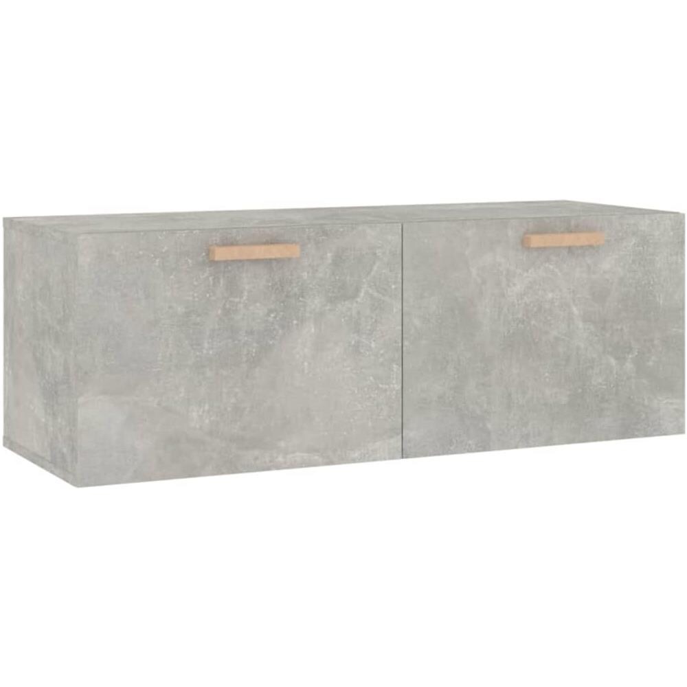 Mobile Pensile Grigio Cemento 100x36,5x35 Cm Legno Multistrato - Foto 2