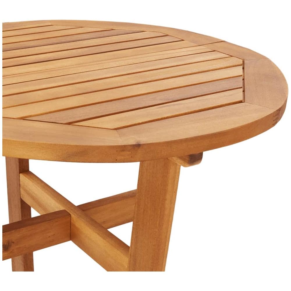 Set Da Bar 3 Pz In Legno Massello Di Acacia - Foto 2