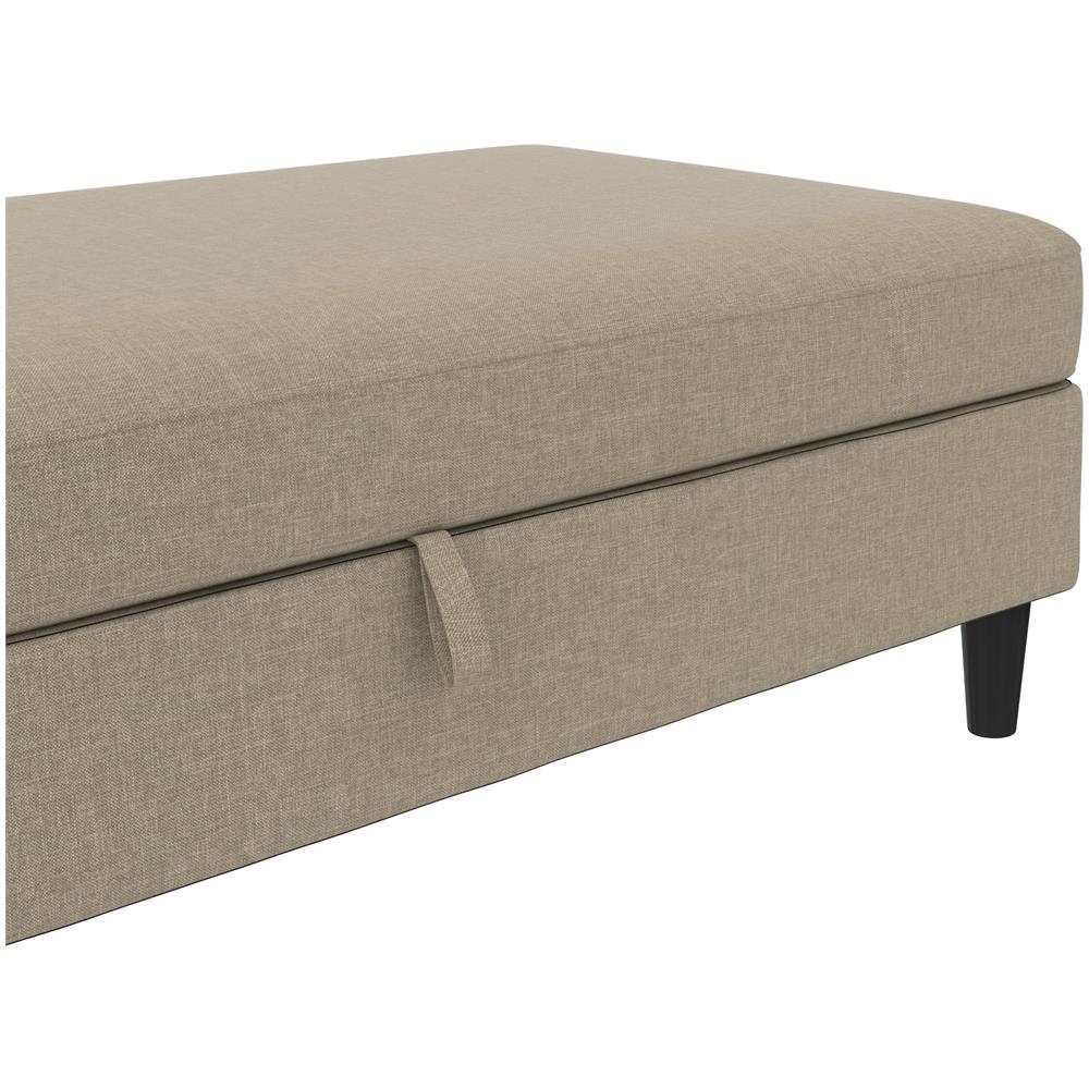 Hartford Pouf In Lino Cappuccino - Foto 12