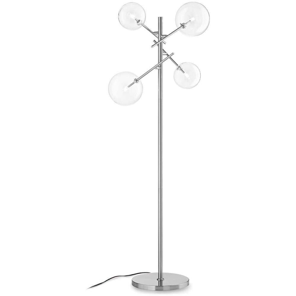 Lampada Da Terra Cromo D 560 X H 1660 Mm - Foto 1
