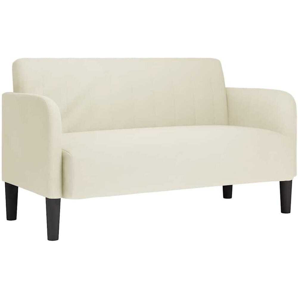 Divano Divanetto Crema 109 cm in Velluto - Foto 1