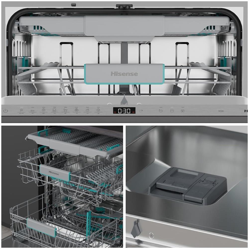 Lavastoviglie HV16B Capacità 16 Coperti Classe B Colore Grigio - Foto 6