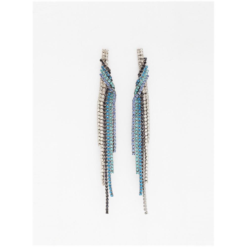 Orecchini Pendenti con Cristalli - Foto 1