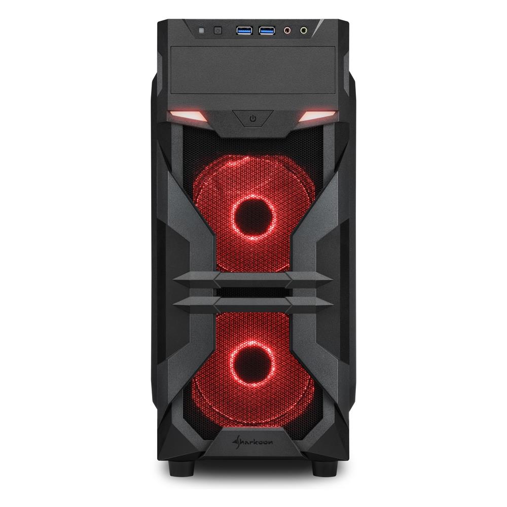 Case PC VG7-W Middle Tower ATX / Micro ATX / Mini-ITX 2 Porte USB 3.0 Colore Nero (Finestrato) - Foto 2