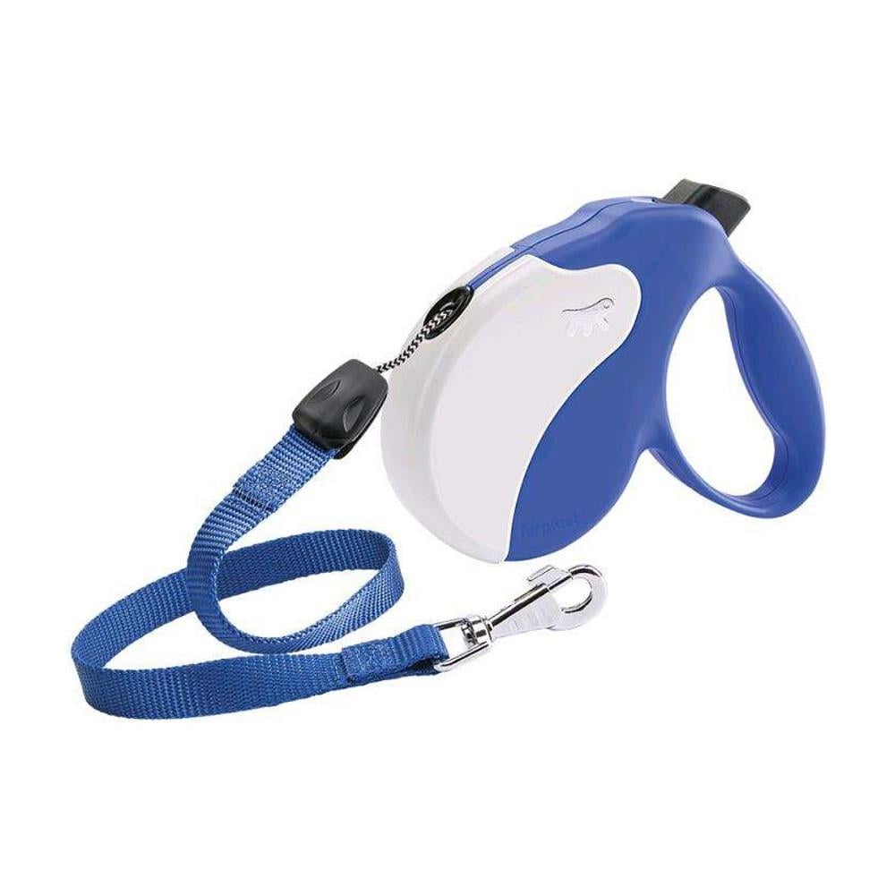 Amigo Cord - Guinzaglio Cane Blu / bianco 15 X 3,6 X H 14 Cm= M - Foto 2