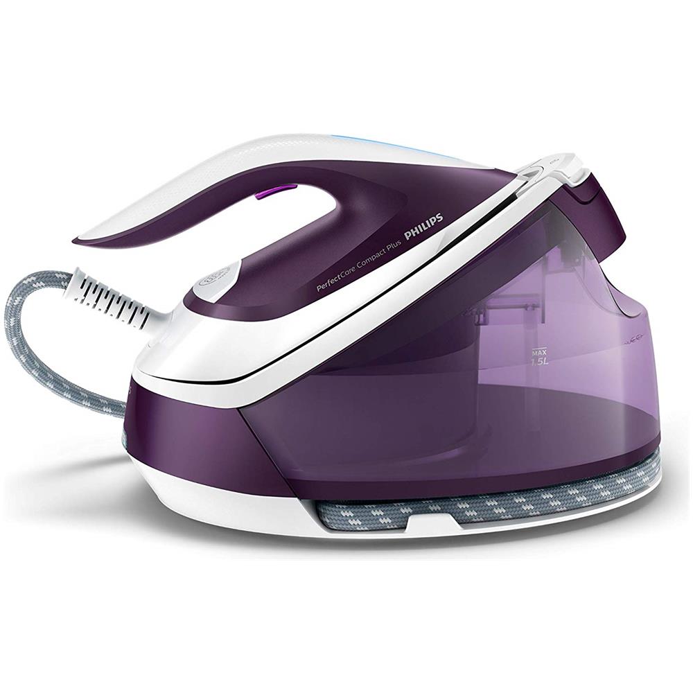PerfectCare Compact Plus Ferro da Stiro con Caldaia Continua Potenza 2400 Watt Colore Viola/Bianco - Foto 1