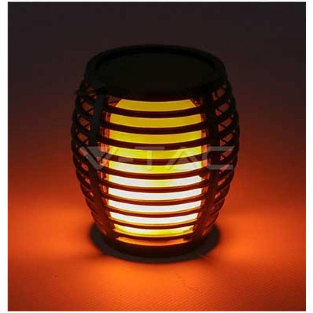 V-tac Vt-719 Lanterna Da Giardino 0,45w Con Pannello Solare E Sensore Integrato Effetto Fiamma - Sku 8558 - Foto 4