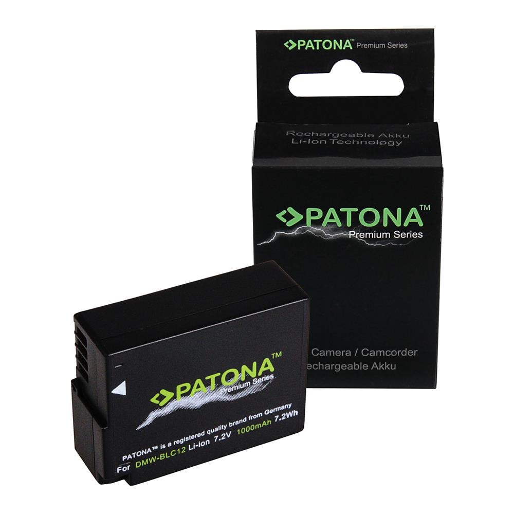 Batteria Patona Premium Per Panasonic Dmw-blc12 Lumix Dmc Fz200 Lumix Dmc G6 G5 Gh2 - Foto 1