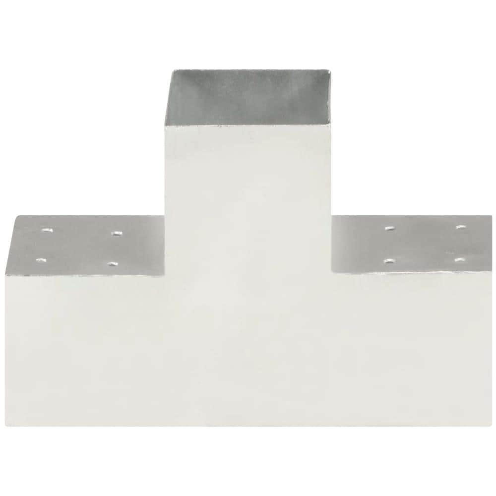 Connettore Per Pali A Forma Di T In Metallo Zincato 101x101 Mm - Foto 2