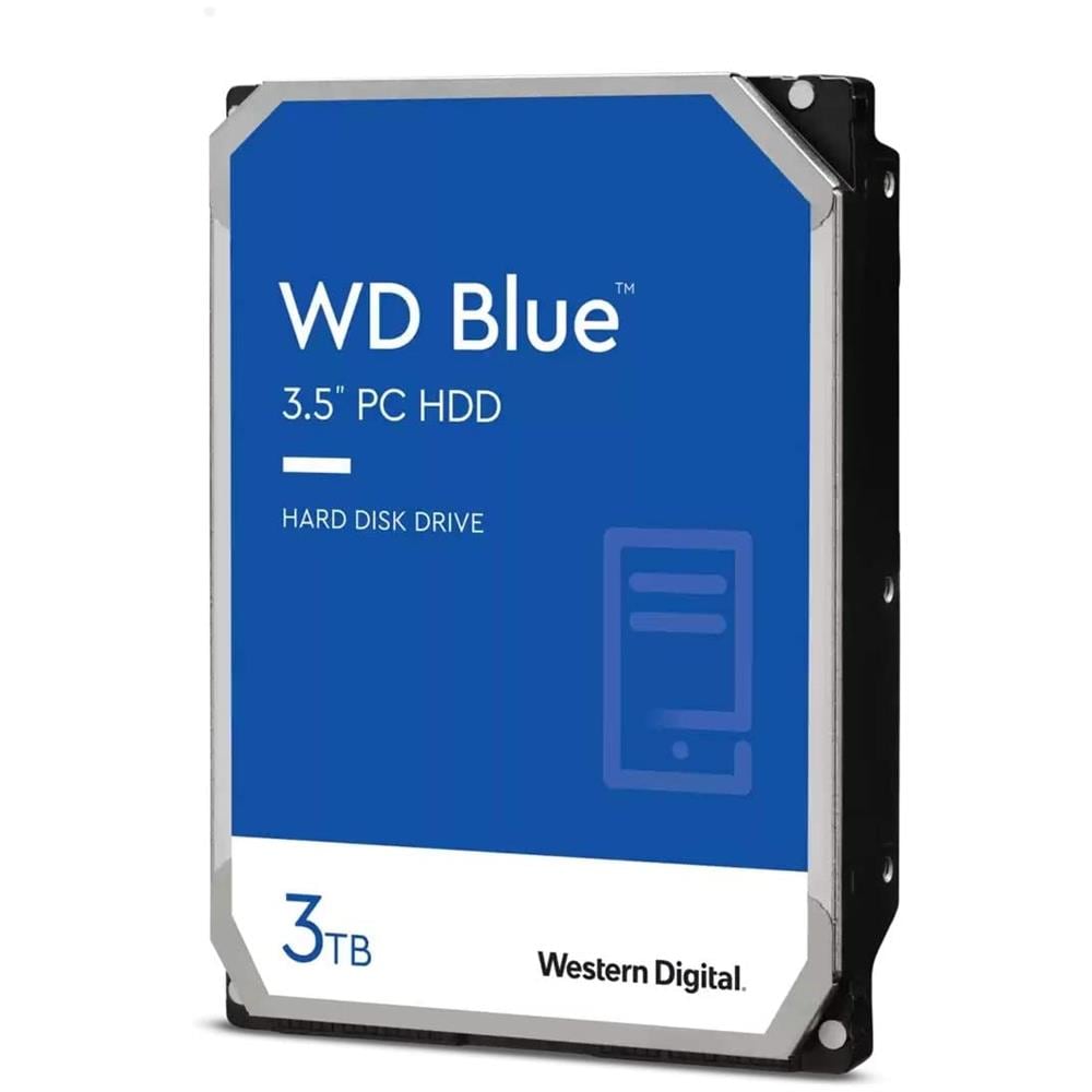 Hard Disk Interno Blue 3 TB 3.5" Interfaccia Serial ATA III 5400 Rpm - Foto 1