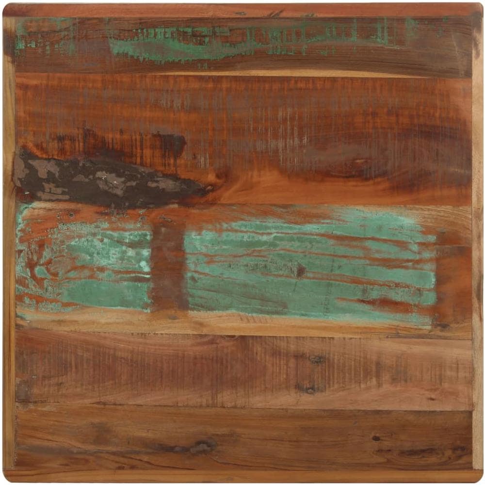 Tavolo Da Bistrot 60x60x76 Cm In Legno Massello Di Recupero - Foto 2