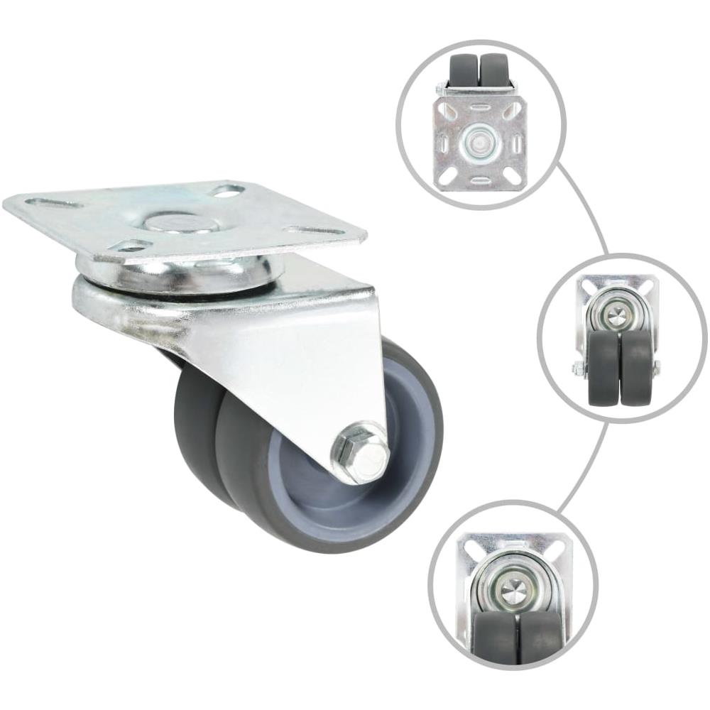 Ruote Girevoli Gemellate 16 pz 50 mm - Foto 3