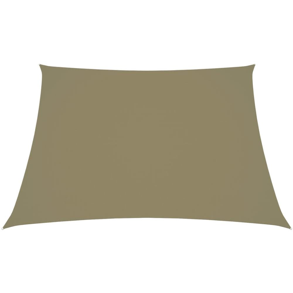 Vela Parasole in Tela Oxford Quadrata 2,5x2,5 m Beige - Foto 3