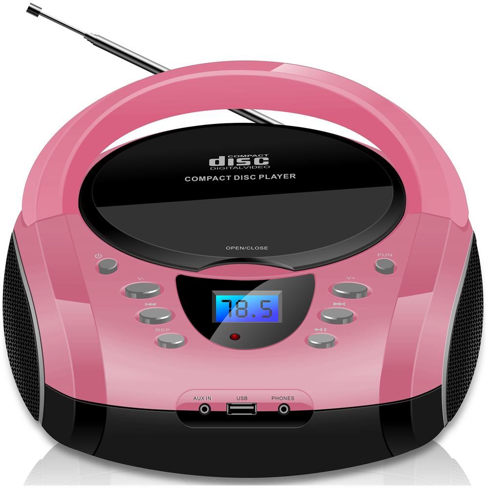 Cl-720 Lettore Cd Rosa - Foto 1