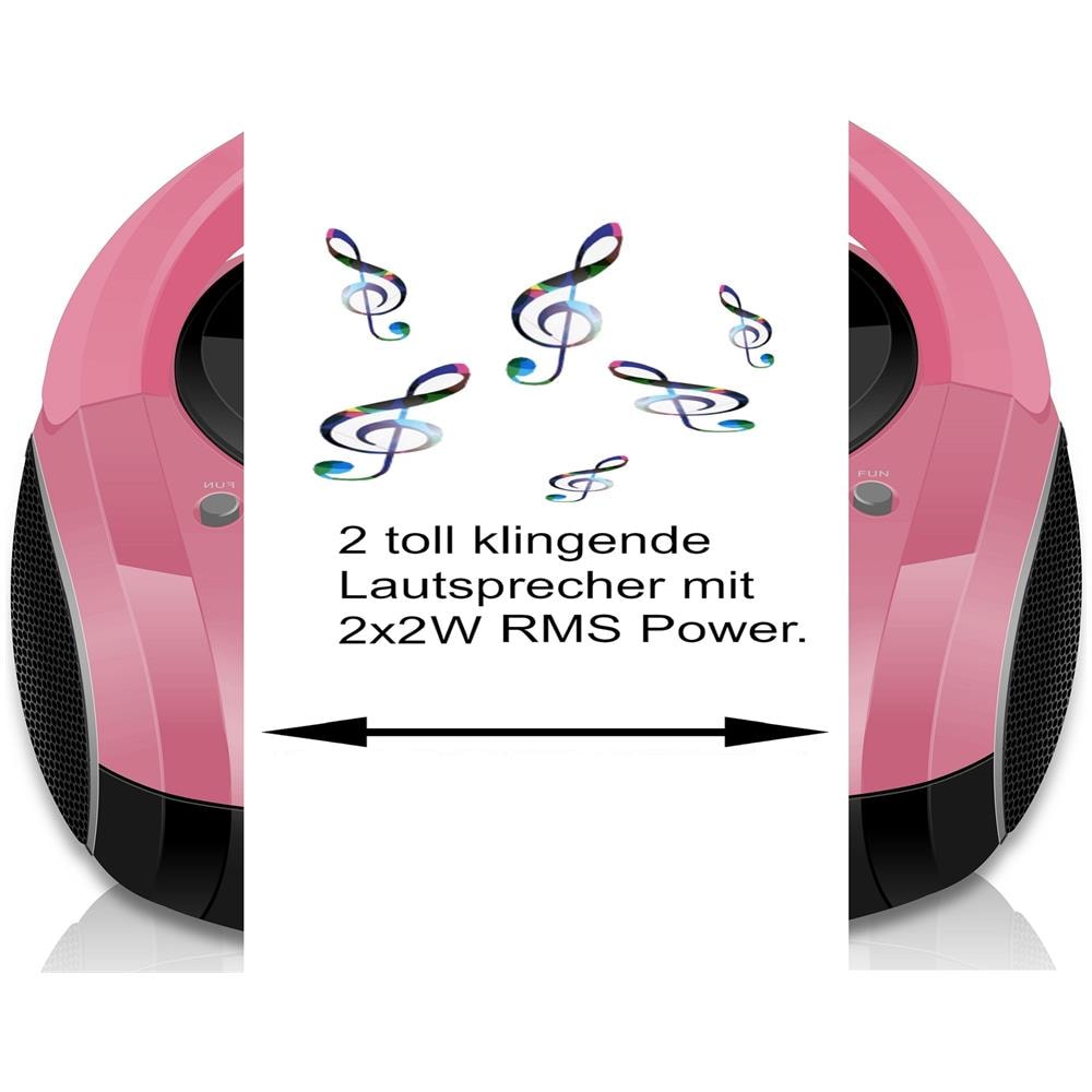 Cl-720 Lettore Cd Rosa - Foto 3