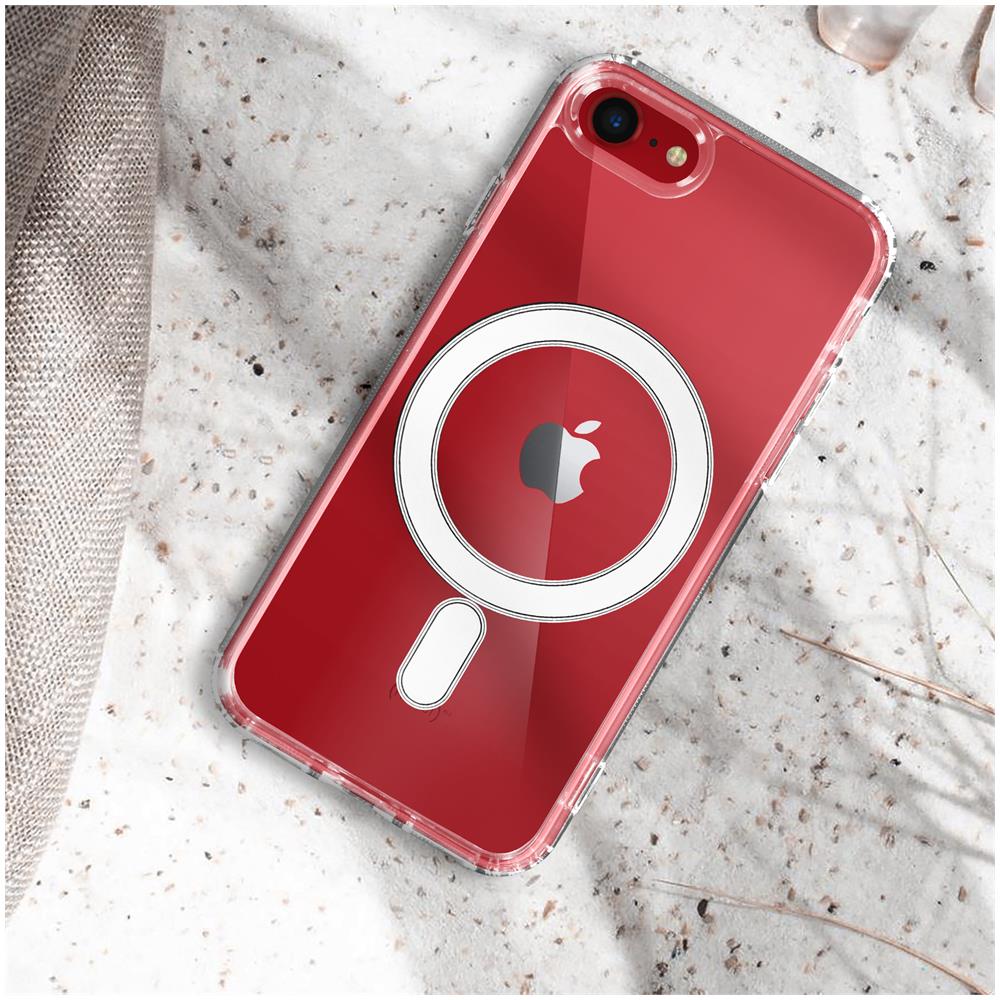 Cover Magsafe Iphone 7 / 8 / Se 2020 - 2022 Bi-materiale Swissten Trasparente - Foto 5