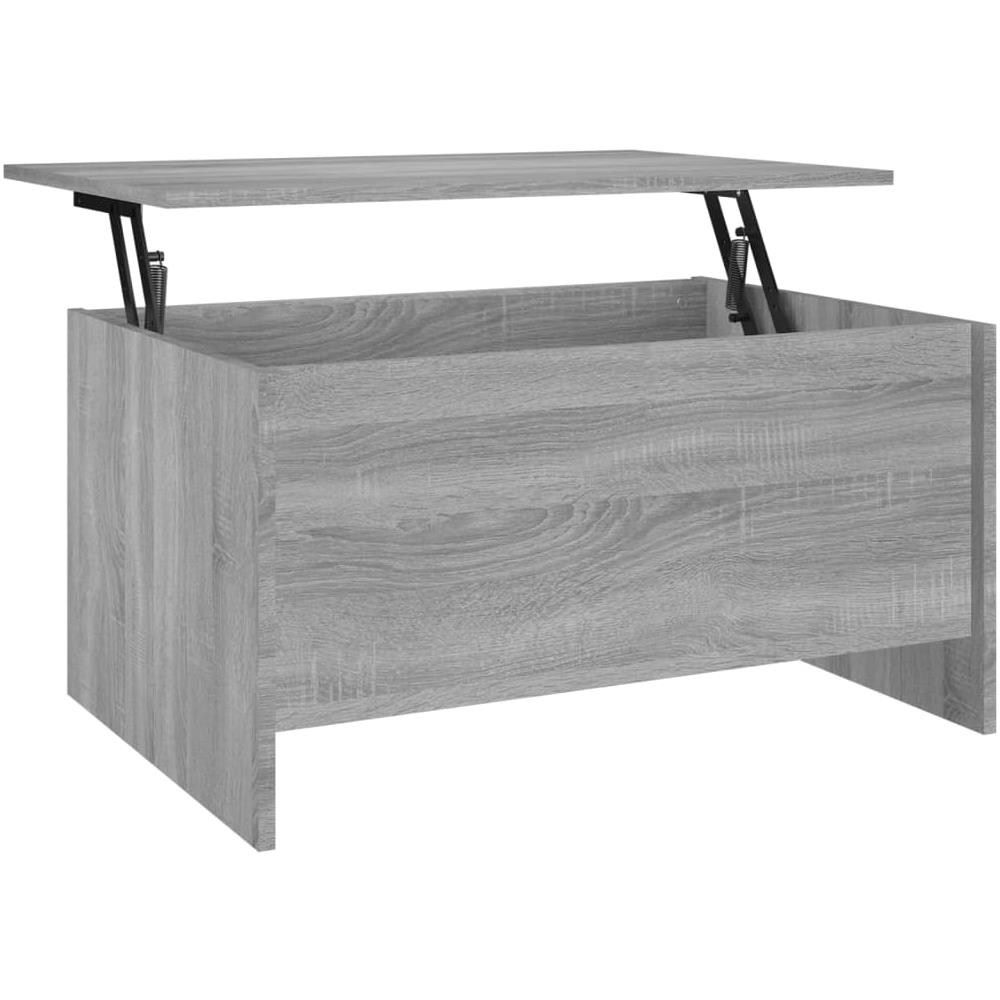Tavolino Salotto Grigio Sonoma 80x55,5x41,5cm Legno Multistrato - Foto 1