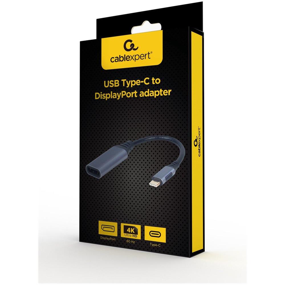 Cablexpert A-usb3c-dpf-01 Cavo Adattatore Video 0,15 M Usb Tipo C Displayport Grigio - Foto 3