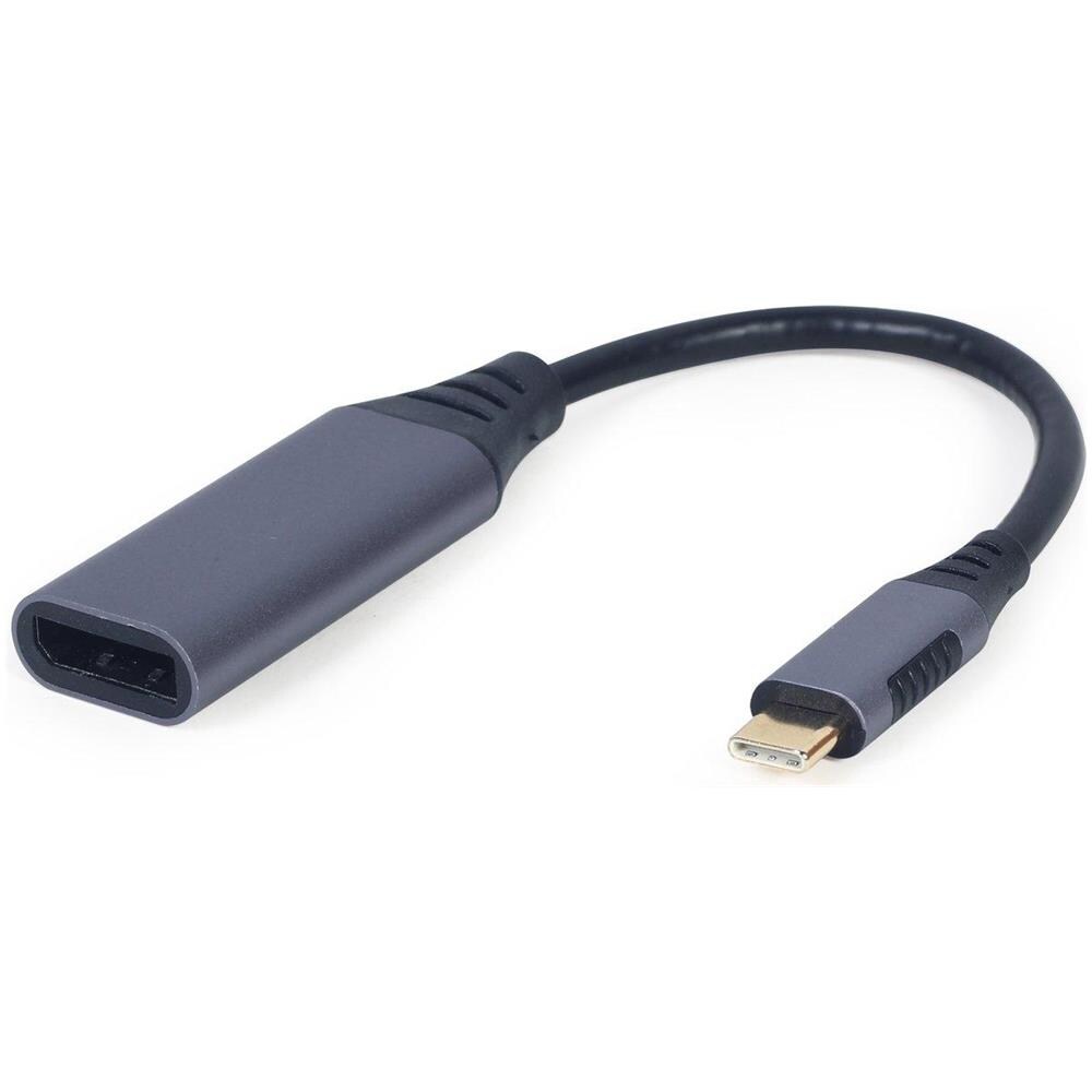 Cablexpert A-usb3c-dpf-01 Cavo Adattatore Video 0,15 M Usb Tipo C Displayport Grigio - Foto 1