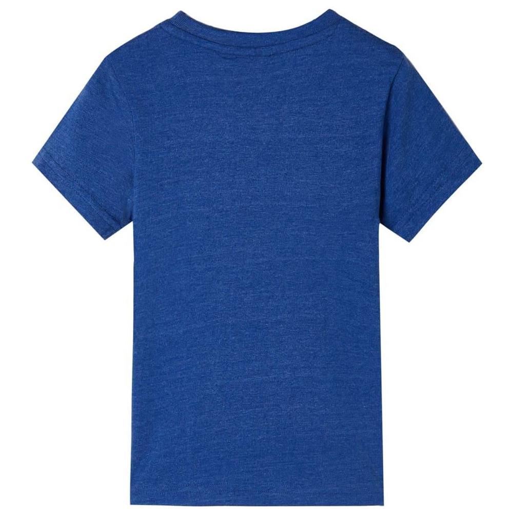 Maglietta da Bambino Blu Scuro Mélange 128 - Foto 2