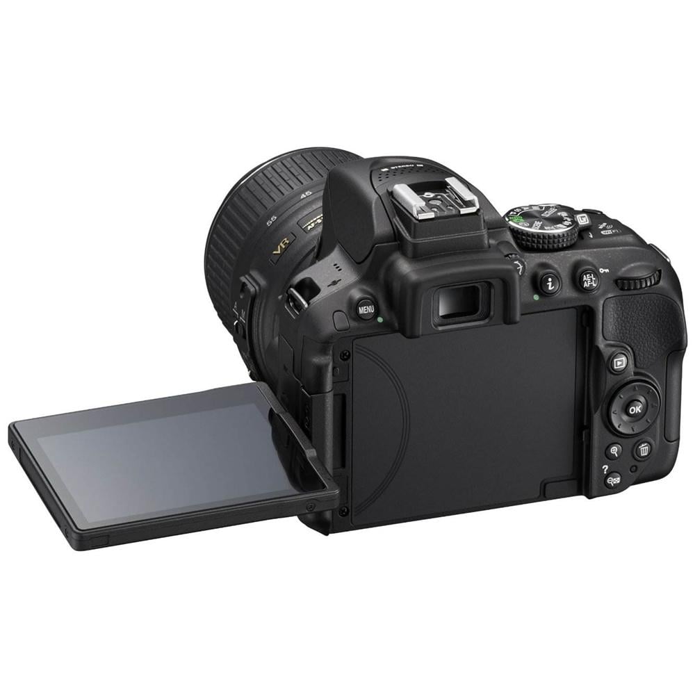 D5300 Kit 18-55 VR + SD 8 GB Lexar Sensore CMOS da 24.2 Mpx Display 3.2'' Filmati in Full HD Wi-Fi integrato GPS  - Foto 2