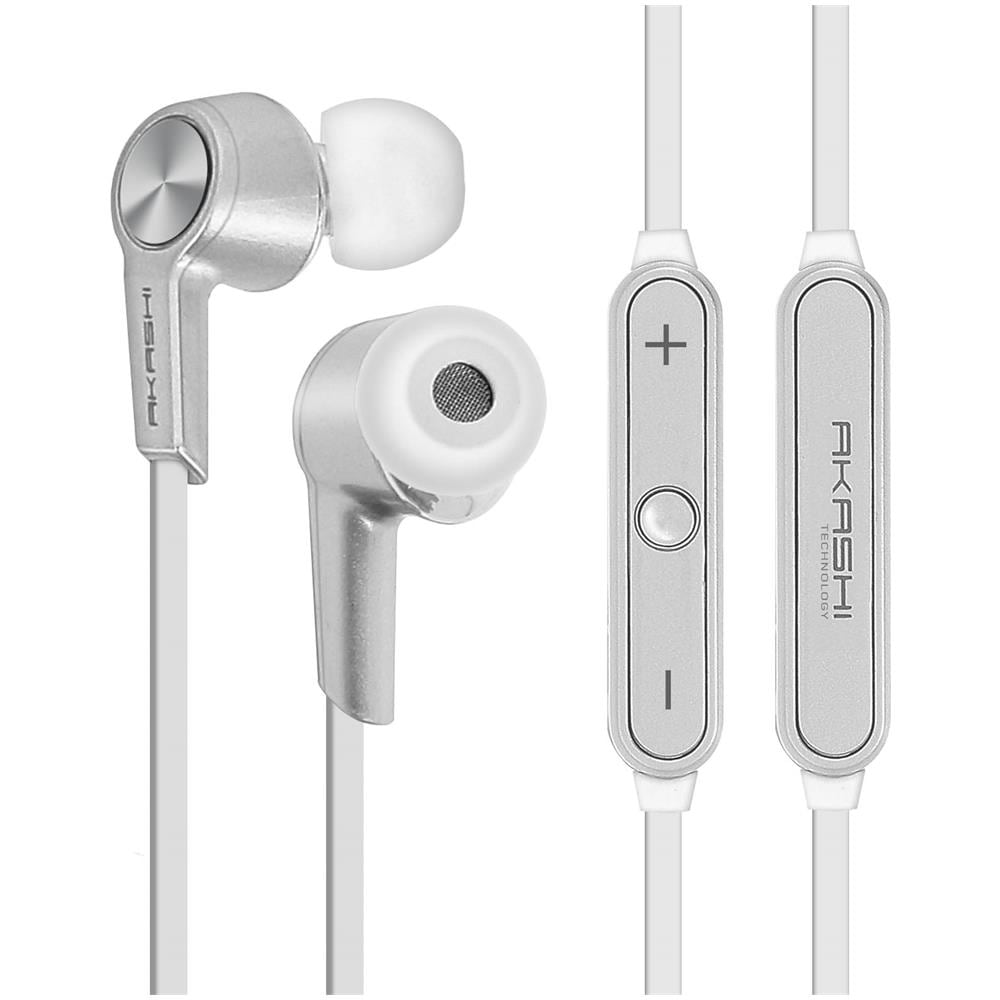 Auricolari Bluetooth In-ear Magnetici Audio Hd Argento - Foto 1