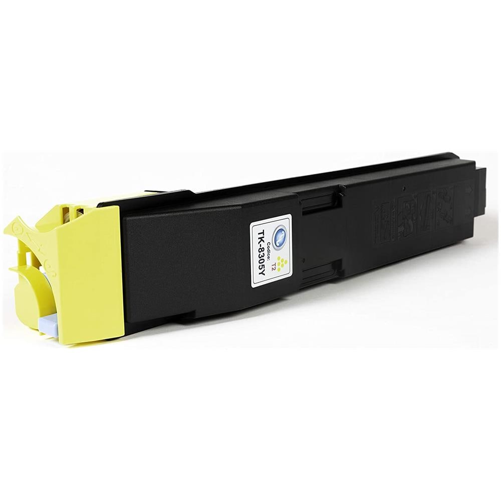 TONER COMPATIBILE - Kyocera Tk-8305y Giallo 1t02lkanl0 Per Taskalfa 3050ci, Taskalfa 3550ci, Taskalfa 3051ci, Taskalfa 3551ci Fornito Di Intelligent Chip Capacità 15000 Copie Made In Italy - Foto 5