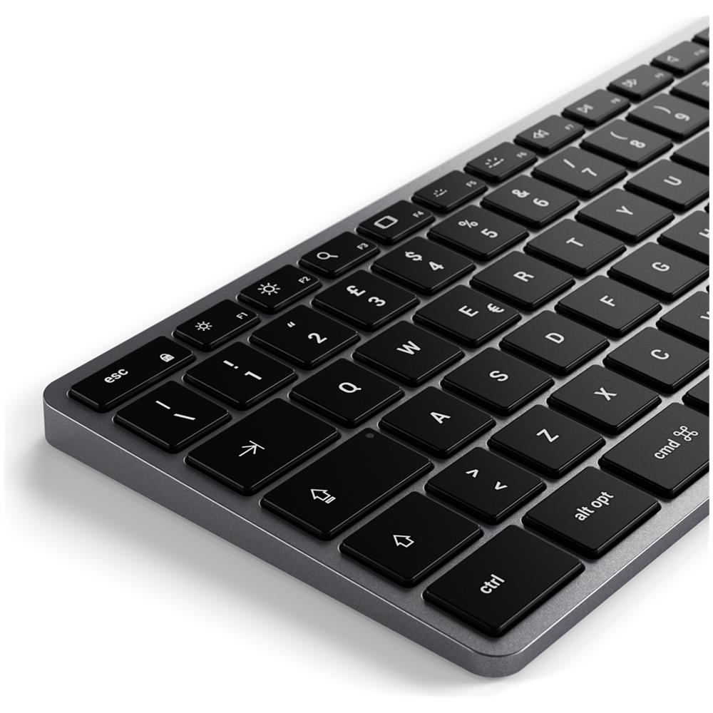 Tastiera Bluetooth Meccanica SLIM X3 Retroilluminata Colore Grigio (Layout Italiano) - Foto 3