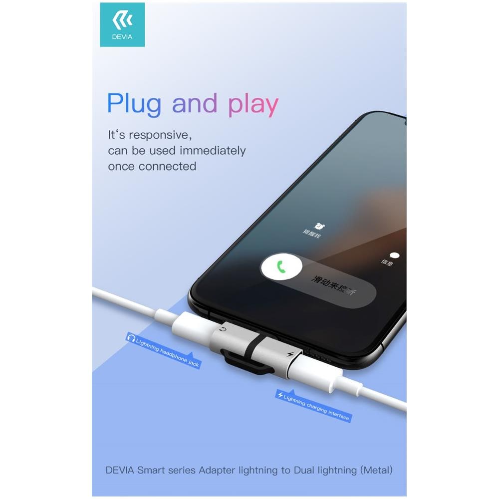 Adattatore Da Spina Lightning A 2 Prese Lightning - Foto 1