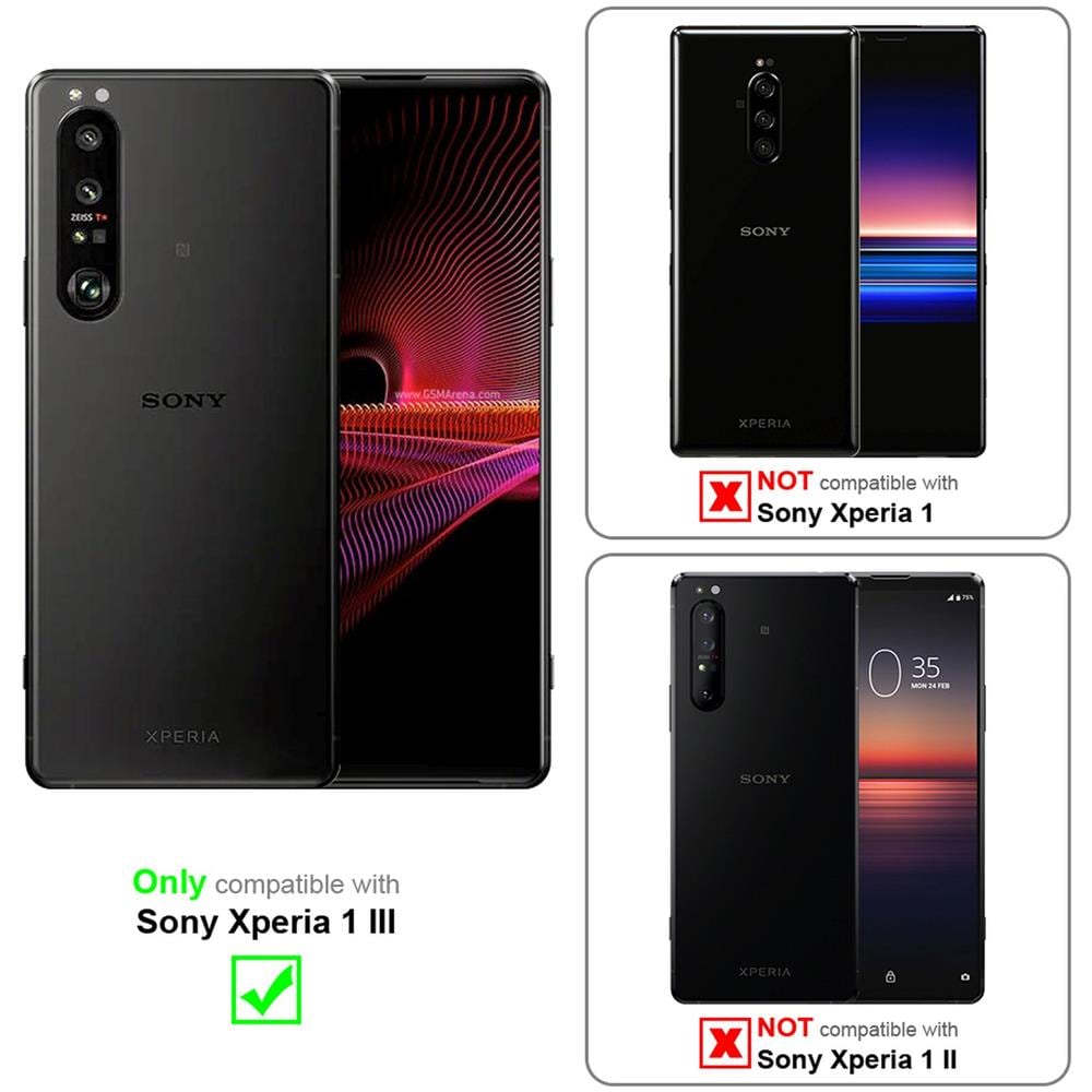 Custodia Compatibile Con Sony Xperia 1 Iii In Completamente Trasparente - Coperchio Protettivo In Silicone Tpu Flessibile - Foto 2