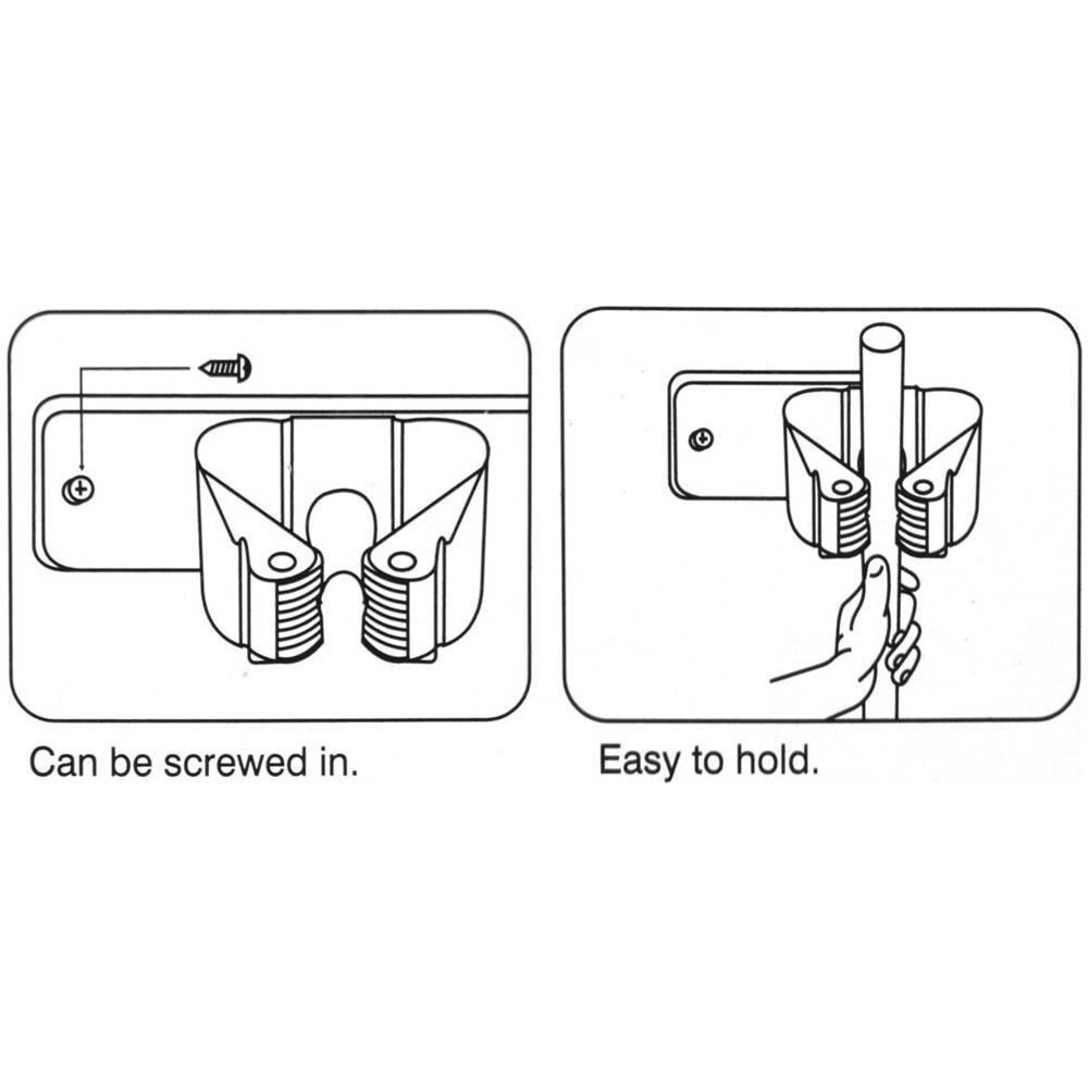 Porta Accessori Da Giardino, Da Parete, Bianco - Foto 2