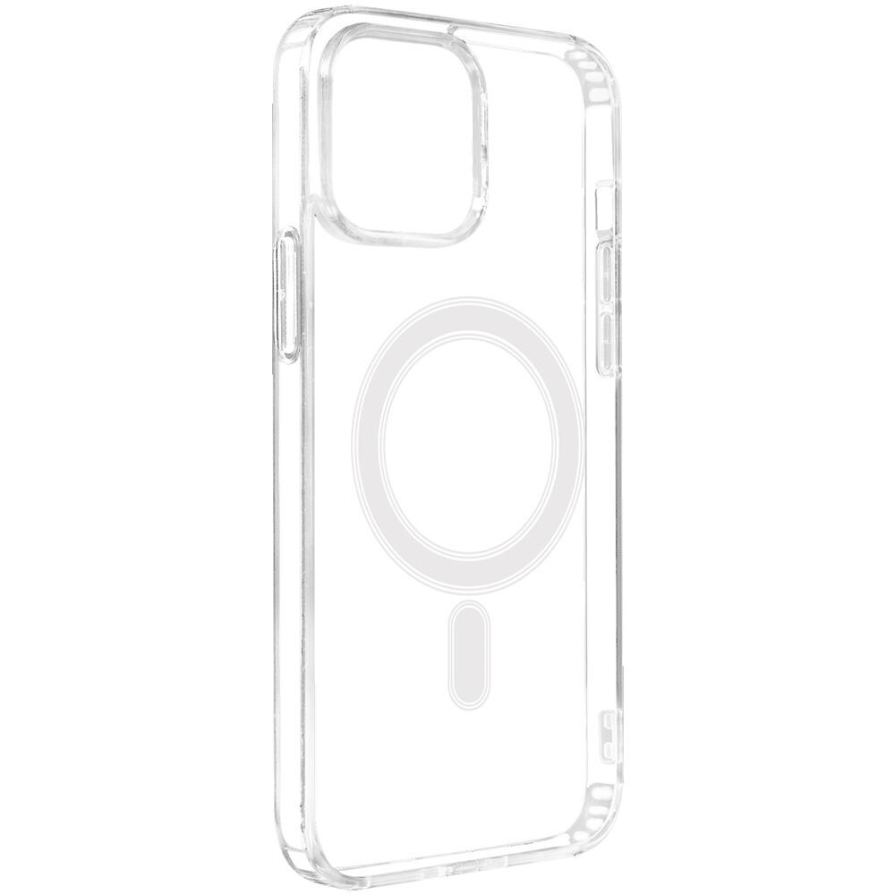 Cover Magsafe Iphone 12 Pro Max Bi-materiale Angoli Bumper Trasparente - Foto 5