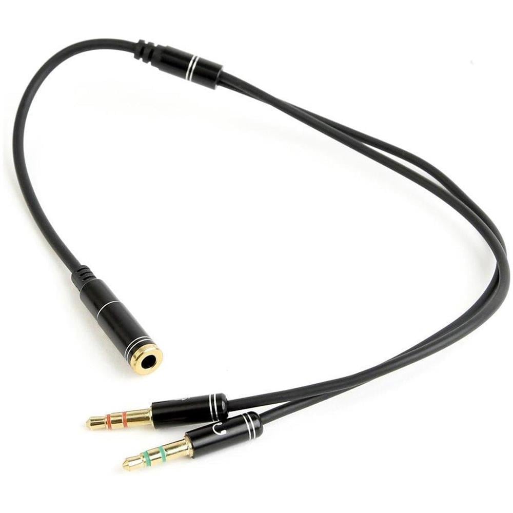 Adattatore Audio Stereo 4PIN 3.5mm Colore Nero - Foto 1