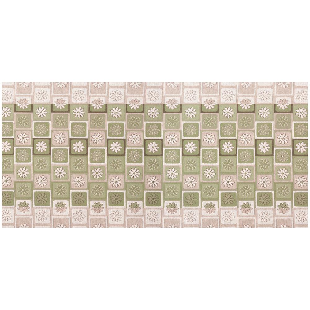 Tappeto Passatoia Tessuto Jacquard Linea Emozioni Dis Floreale Frizzy Verde 57x230 Verde - Foto 1