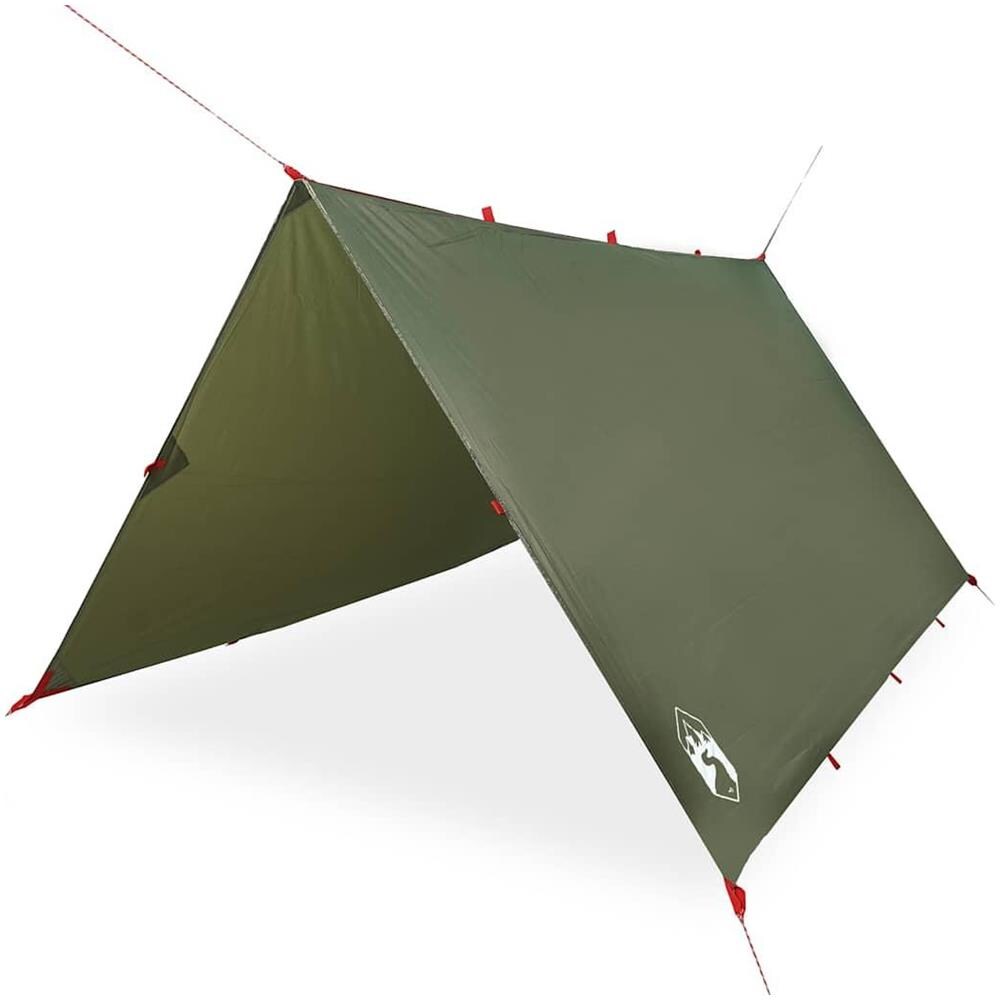 Telone da Campeggio Verde Oliva 306x306 cm Impermeabile - Foto 1
