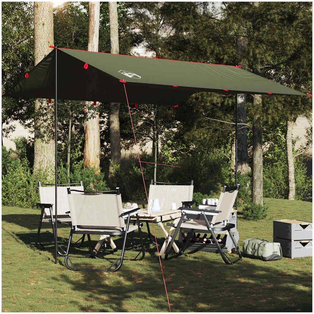 Telone da Campeggio Verde Oliva 306x306 cm Impermeabile - Foto 2