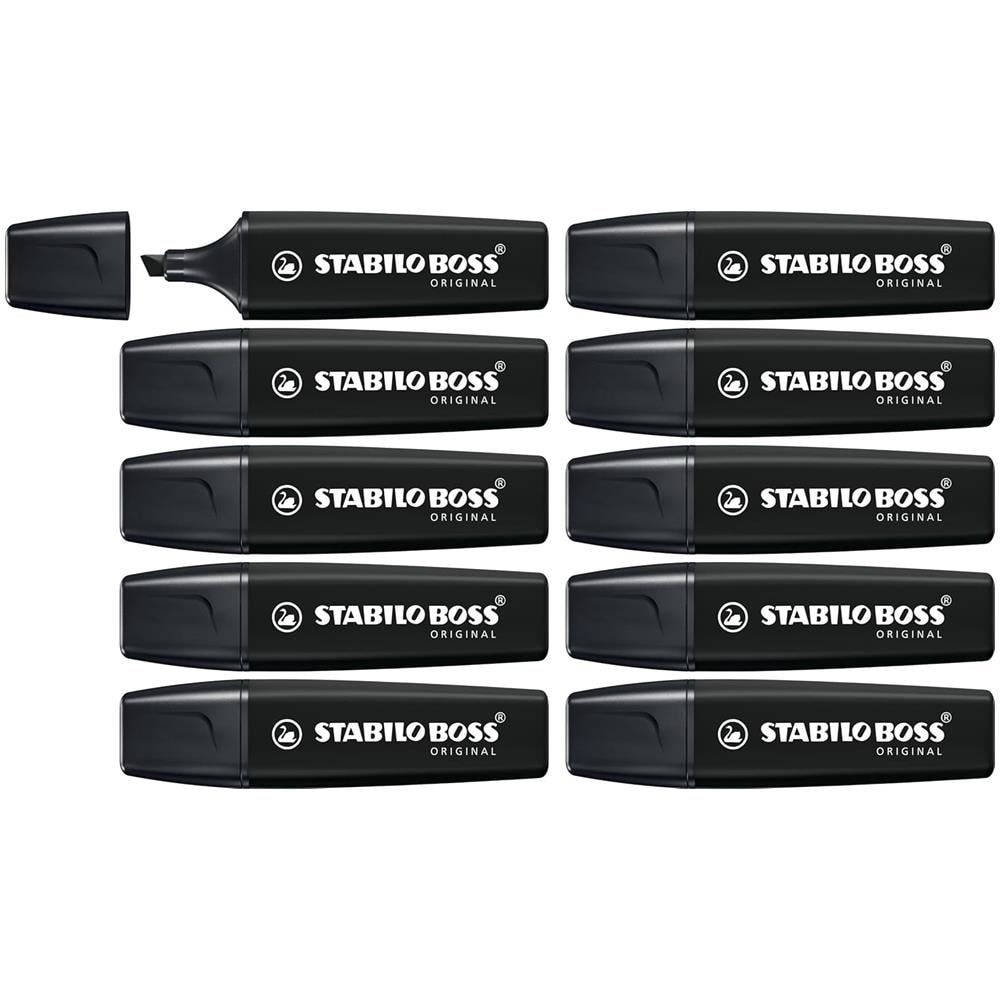 BOSS ORIGINAL - Marker - Confezione da 10 - Nero - Foto 1