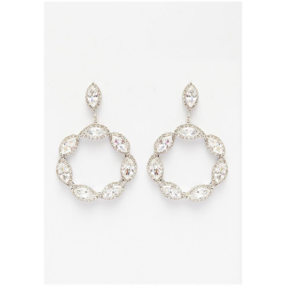 Orecchini Morbidi con Cristalli - Foto 1