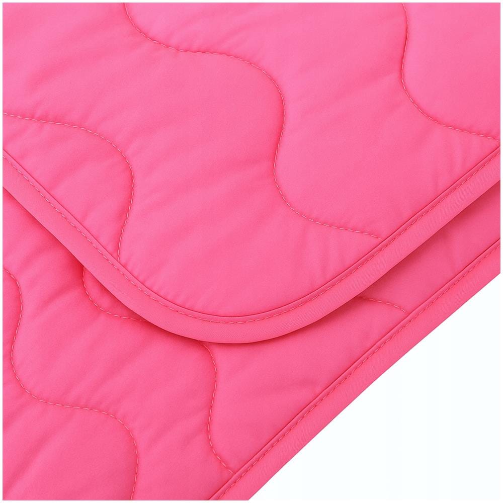 Piumino invernale in lana - 140x200 cm - Rosa fucsia - Leggero, sonno salutare, isolamento confortevole - Foto 2