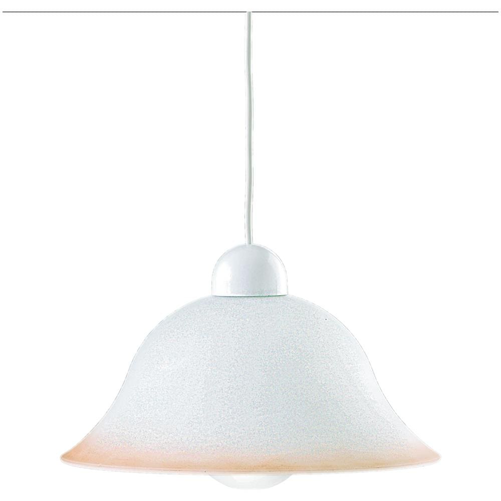 Lampadario moderno per arredo interno bianco rosa - Foto 2