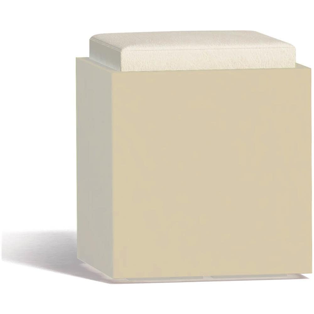 Anji Mountain Pouf Ottoman Carré, Cherokee Marine, 55,9 X 55,9 X