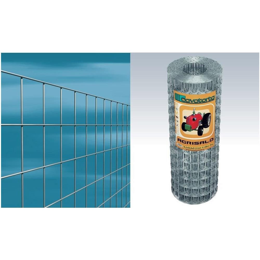 Rete Metallica Elettrosaldata Agrisald 75x50 H. 120 - 25 Mt Zincata - Foto 1