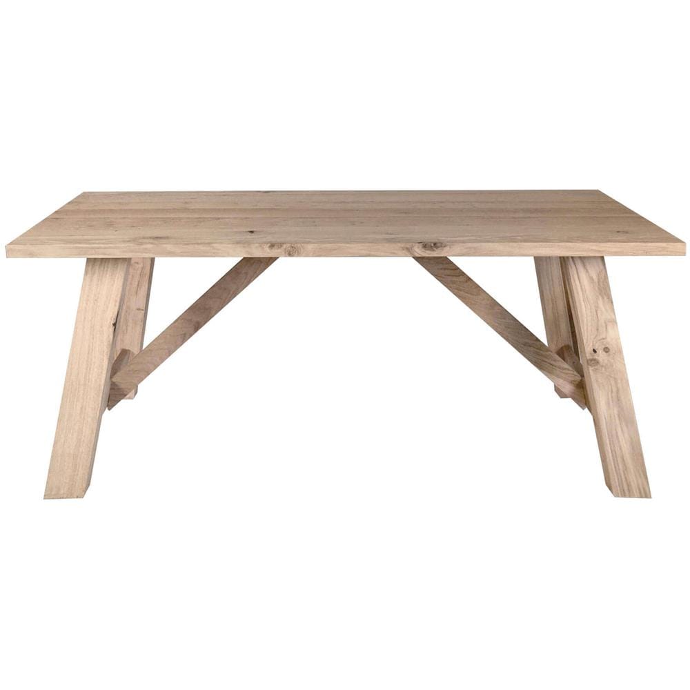 Andy - Tavolo Da Pranzo Moderno In Rovere Impiallacciato - Foto 1