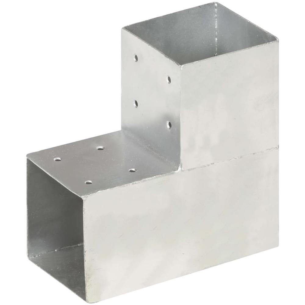 Connettore Per Pali A Forma Di L In Metallo Zincato 101x101 Mm - Foto 1
