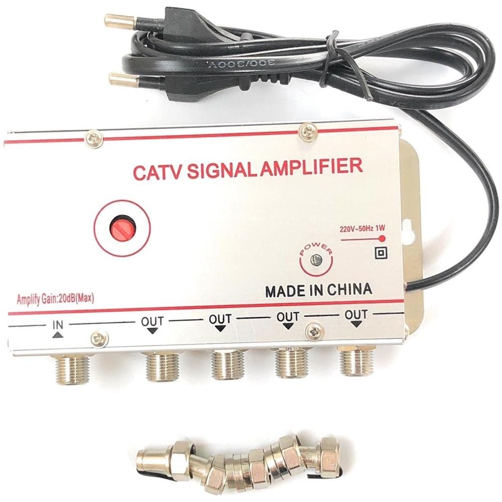 Amplificatore Digitale Terreste Per Antenne Tv Analogica O Digitale A 4 Uscite - Foto 1