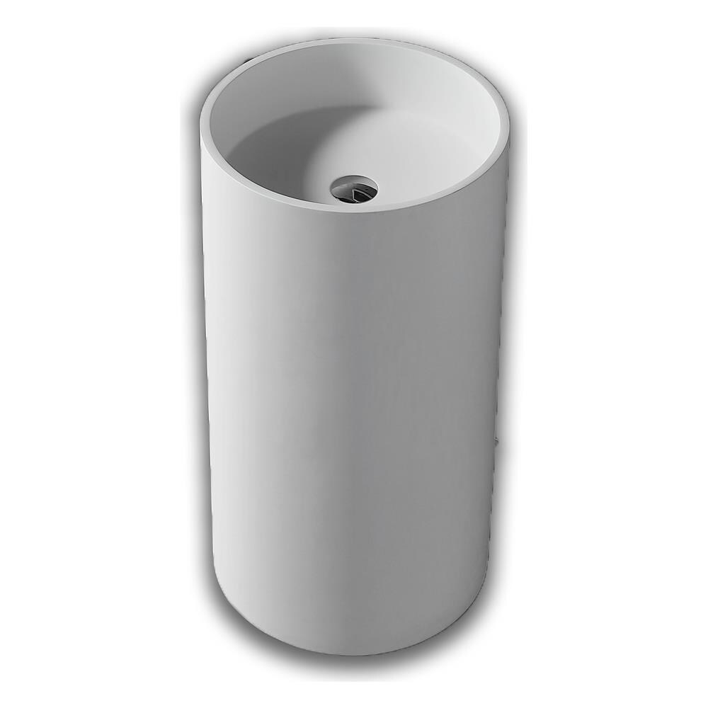 Lavabo Free Standing Klaus Artificial Stone Bianco Opaco Matt - Foto 1