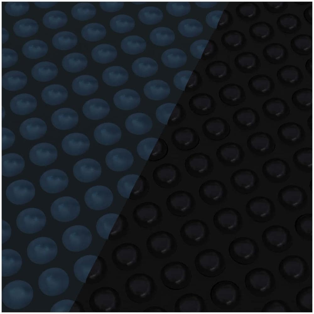 Pellicola Galleggiante Solare Pe Piscina 975x488 Cm Nero E Blu - Foto 2
