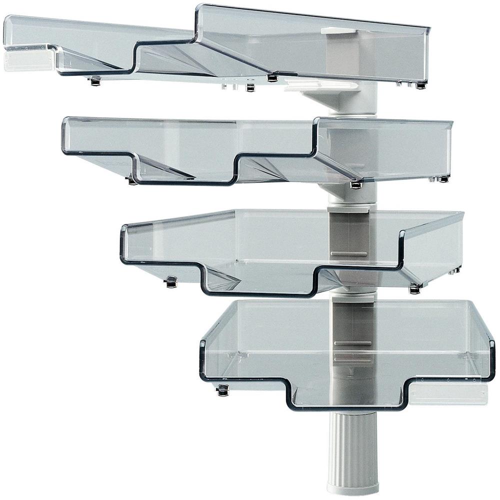 41-5034.002 scaffale Scaffale angolare Supporto sospeso Nero, Grigio - Foto 1
